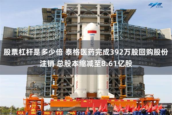股票杠杆是多少倍 泰格医药完成392万股回购股份注销 总股本缩减至8.61亿股