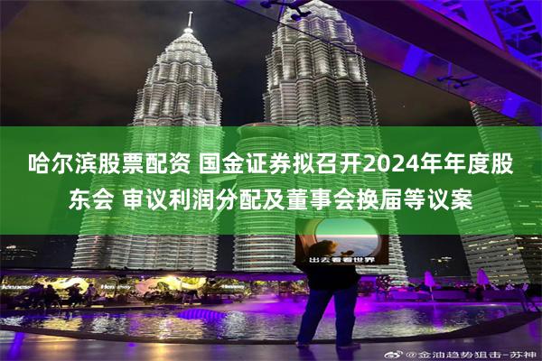 哈尔滨股票配资 国金证券拟召开2024年年度股东会 审议利润分配及董事会换届等议案