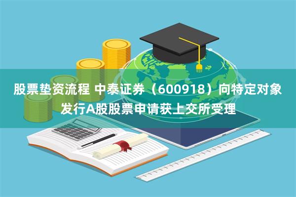 股票垫资流程 中泰证券（600918）向特定对象发行A股股票申请获上交所受理