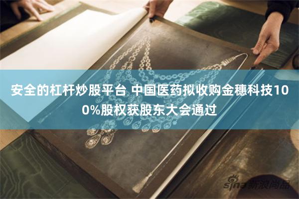 安全的杠杆炒股平台 中国医药拟收购金穗科技100%股权获股东大会通过