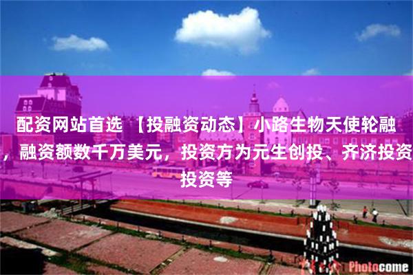 配资网站首选 【投融资动态】小路生物天使轮融资，融资额数千万美元，投资方为元生创投、齐济投资等