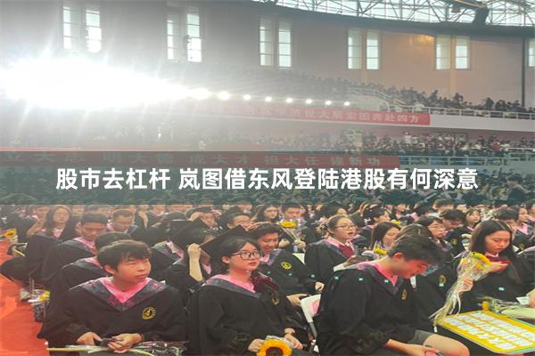 股市去杠杆 岚图借东风登陆港股有何深意