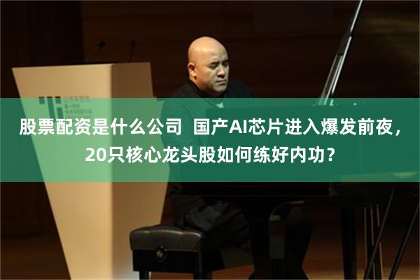 股票配资是什么公司  国产AI芯片进入爆发前夜，20只核心龙头股如何练好内功？