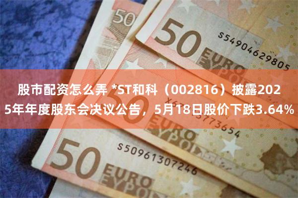 股市配资怎么弄 *ST和科（002816）披露2025年年度股东会决议公告，5月18日股价下跌3.64%