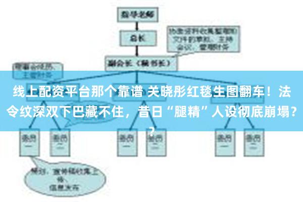 线上配资平台那个靠谱 关晓彤红毯生图翻车！法令纹深双下巴藏不住，昔日“腿精”人设彻底崩塌？