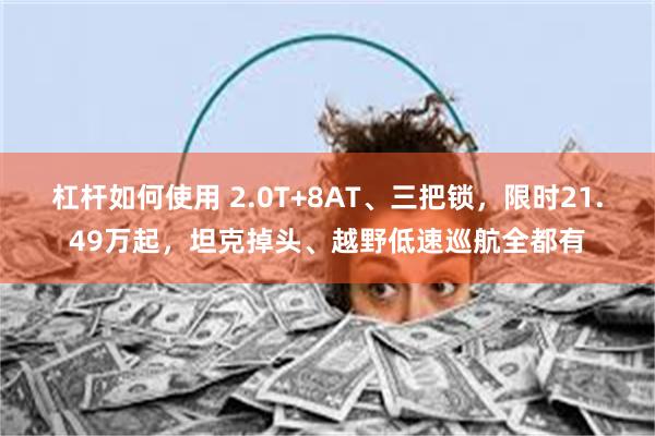 杠杆如何使用 2.0T+8AT、三把锁，限时21.49万起，坦克掉头、越野低速巡航全都有