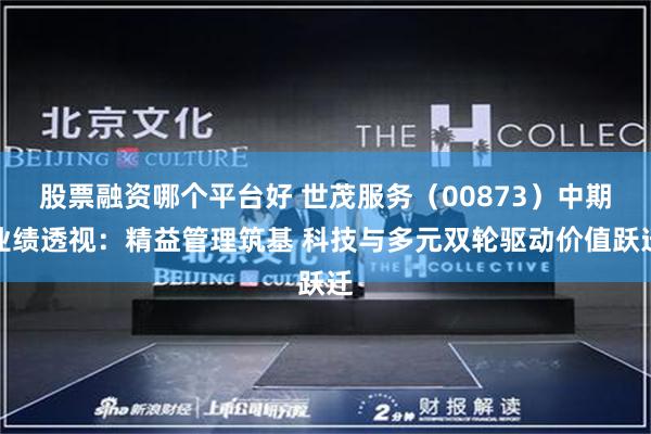 股票融资哪个平台好 世茂服务（00873）中期业绩透视：精益管理筑基 科技与多元双轮驱动价值跃迁