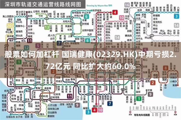 股票如何加杠杆 国瑞健康(02329.HK)中期亏损2.72亿元 同比扩大约60.0%