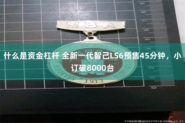 什么是资金杠杆 全新一代智己LS6预售45分钟，小订破8000台