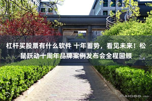 杠杆买股票有什么软件 十年蓄势，看见未来！松鼠跃动十周年品牌案例发布会全程回顾