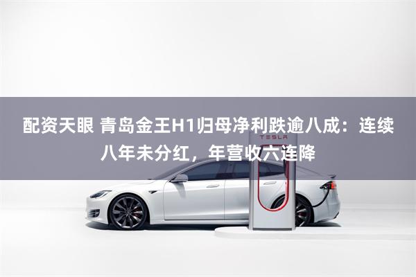 配资天眼 青岛金王H1归母净利跌逾八成：连续八年未分红，年营收六连降