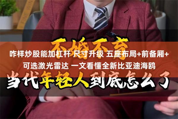 咋样炒股能加杠杆 尺寸升级 五座布局+前备厢+可选激光雷达 一文看懂全新比亚迪海鸥